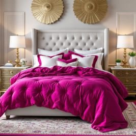 Fuchsia-Bedroom-G-3 Fuchsia Bedroom Inspiration: How to Embrace Power & Comfort