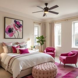 Fuchsia-Bedroom-G-6 Fuchsia Bedroom Inspiration: How to Embrace Power & Comfort