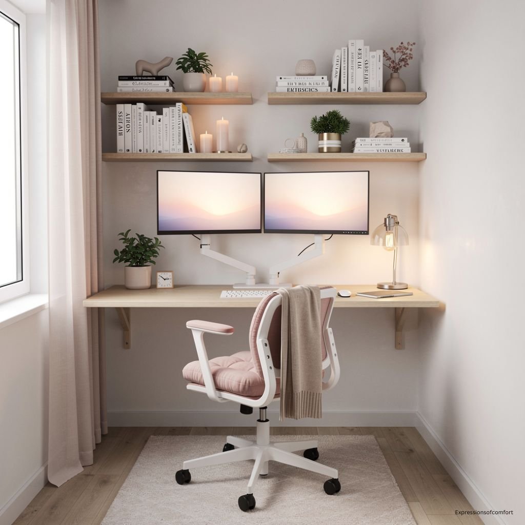 Home-Decor-54 The Best Small Home Office Ideas that Add Style & Comfort